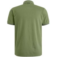 Short sleeve polo pique blend Groen