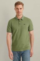 Short sleeve polo pique blend Groen