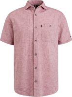Short Sleeve Shirt Linen Cotton bl Roze