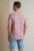 Short Sleeve Shirt Linen Cotton bl Roze