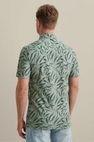 Short Sleeve Shirt Print on pique Bruin