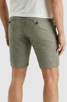 V65 SHORTS COTTON LINEN MIX Groen