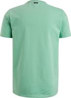 Crewneck cotton elastan jersey Groen