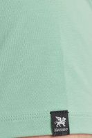 Crewneck cotton elastan jersey Groen