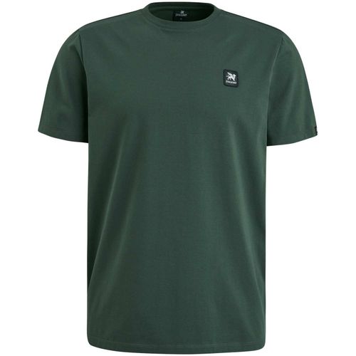 Vanguard Crewneck cotton elastan jersey Groen