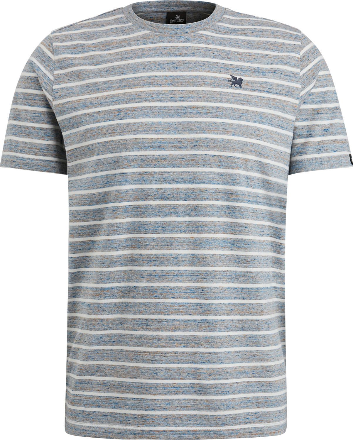 Vanguard T-shirt Streep Blauw