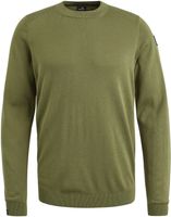 Crewneck cotton modal versatile Groen