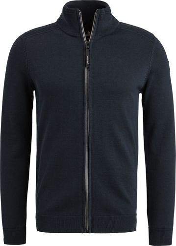 Vanguard Zip jacket cotton modal Blauw