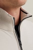 Zip jacket cotton modal Bruin
