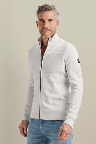 Vanguard Zip jacket cotton melange Grijs