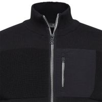 Zip jacket cotton Zwart