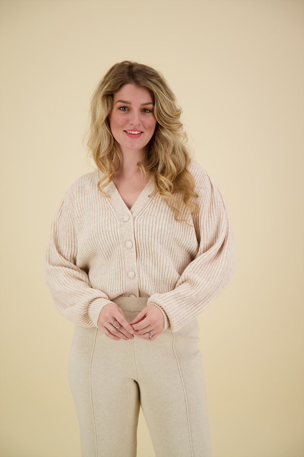 Bloomings Vest Beige Bloomings Vest Beige