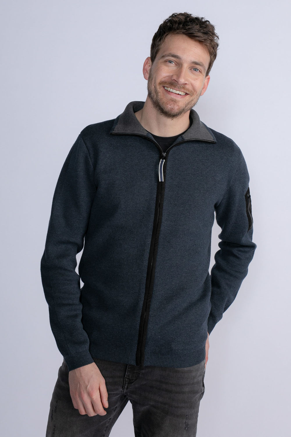 Petrol Vest Donkerblauw Petrol Vest Donkerblauw