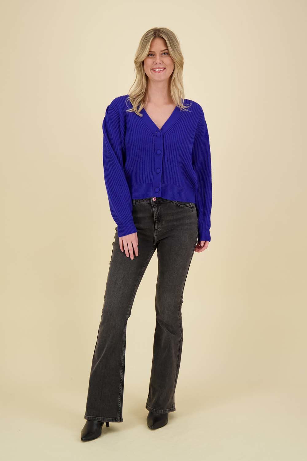 Bloomings Vest Blauw Bloomings Vest Blauw