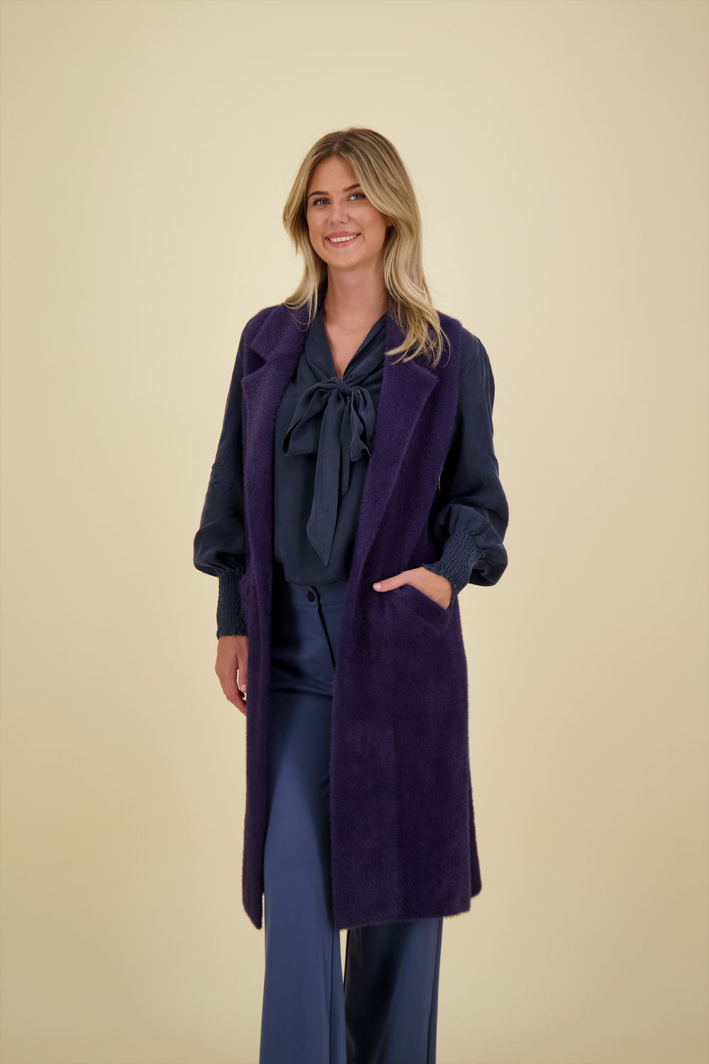 Rino & Pelle Vest Dallas Paars Rino & Pelle Vest Dallas Paars