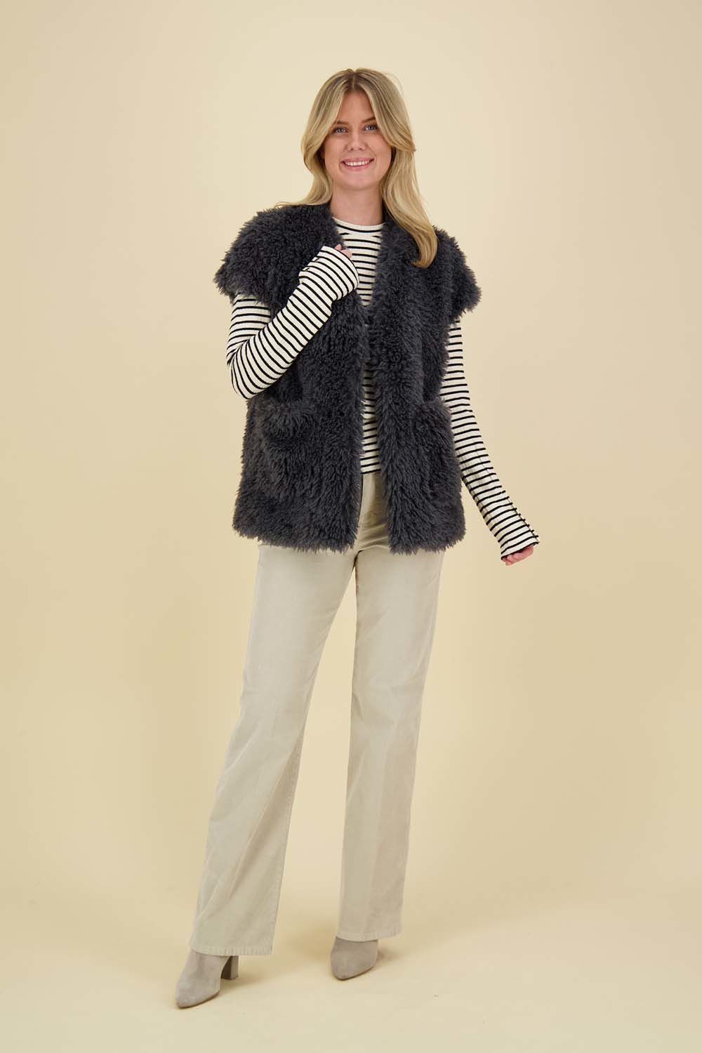 JC Sophie Vest Edith Grijs JC Sophie Vest Edith Grijs