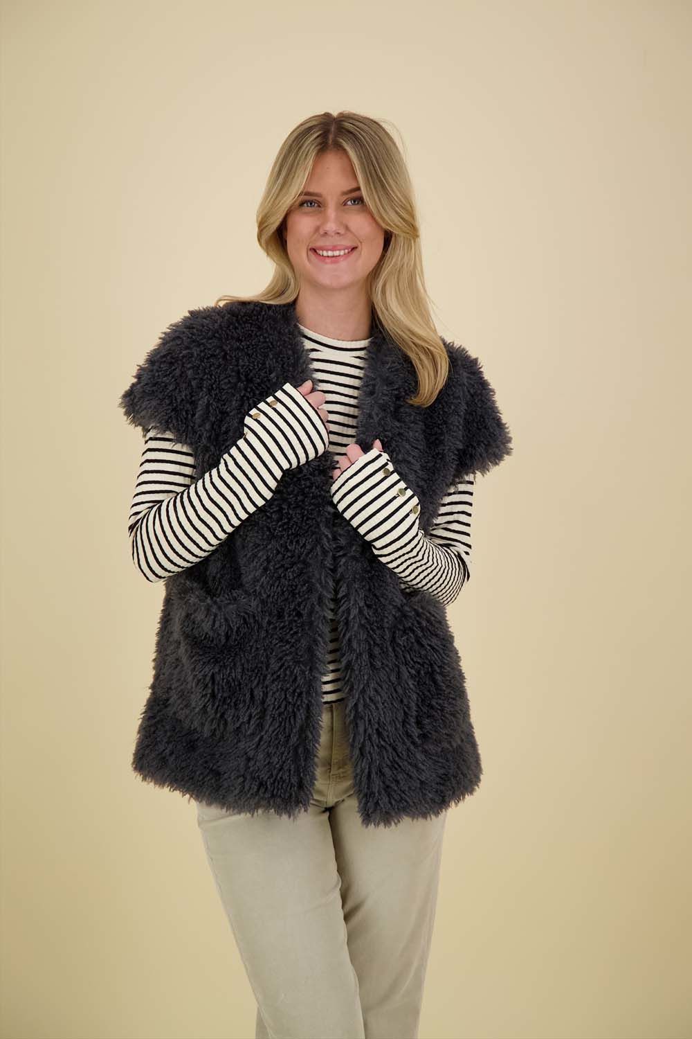 JC Sophie Vest Edith Grijs JC Sophie Vest Edith Grijs