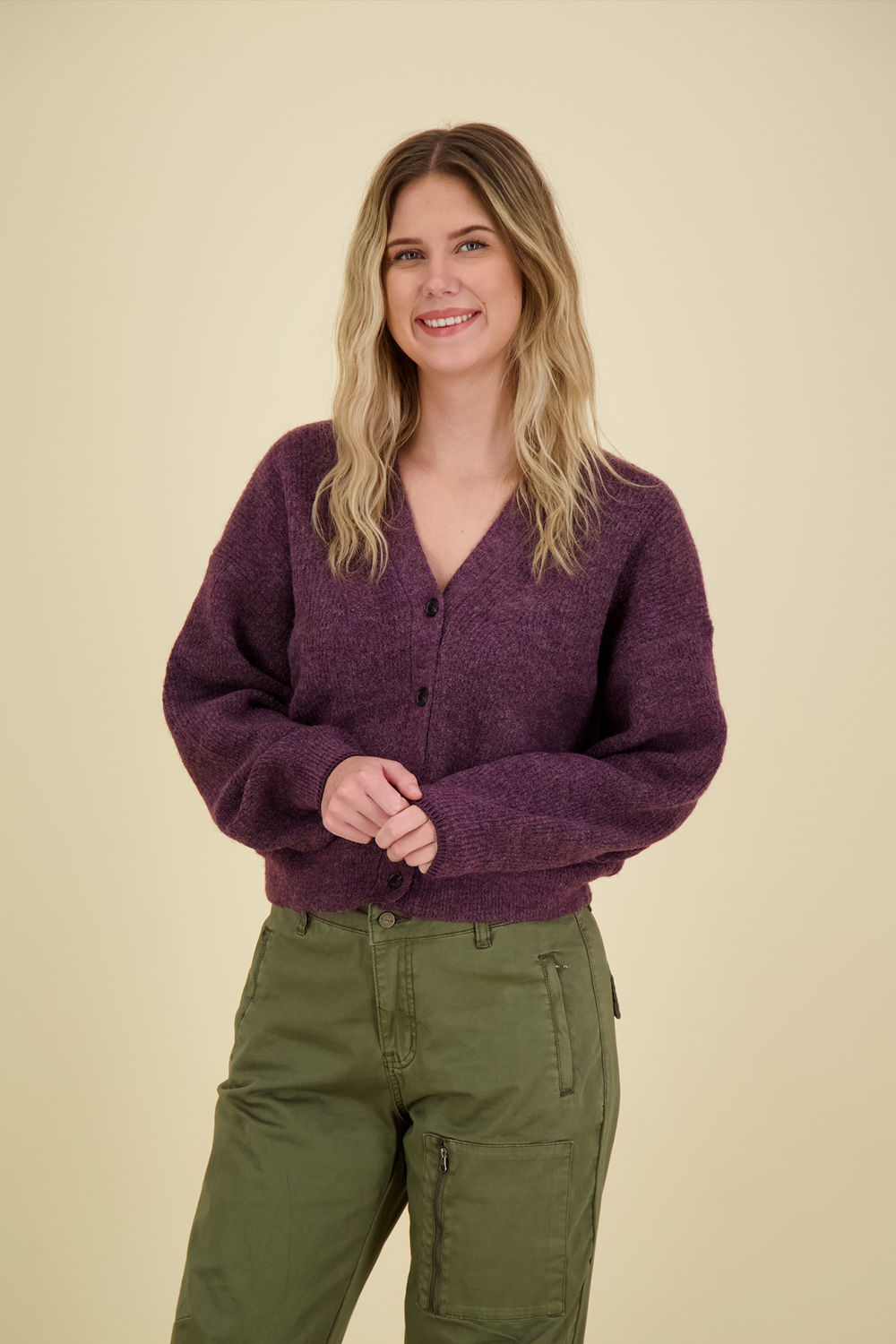 Scotch & Soda Vest Fuzzy Relaxed Rood Scotch & Soda Vest Fuzzy Relaxed Rood