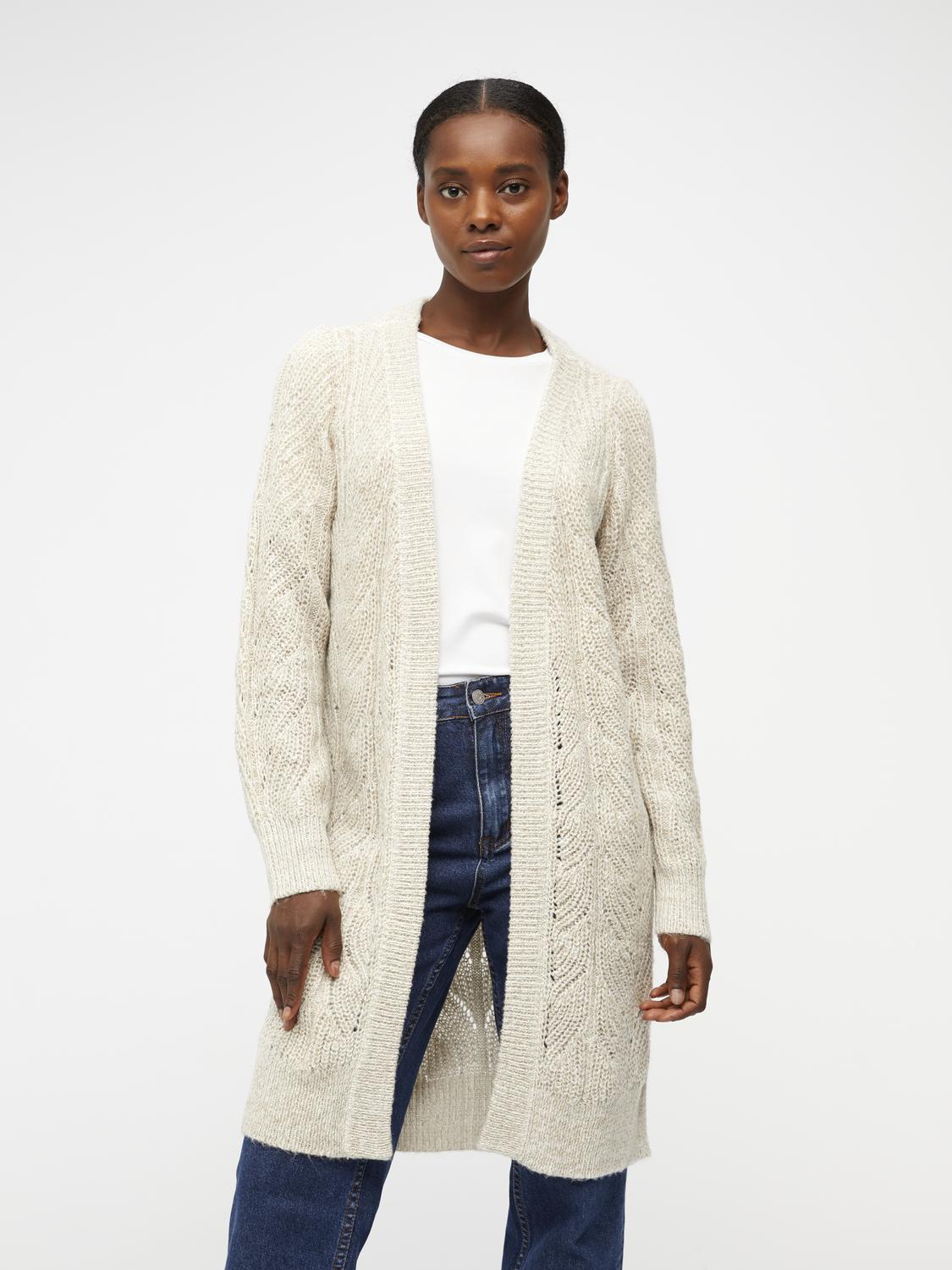 Object Gebreid Vest Nova Stella Beige Object Gebreid Vest Nova Stella Beige