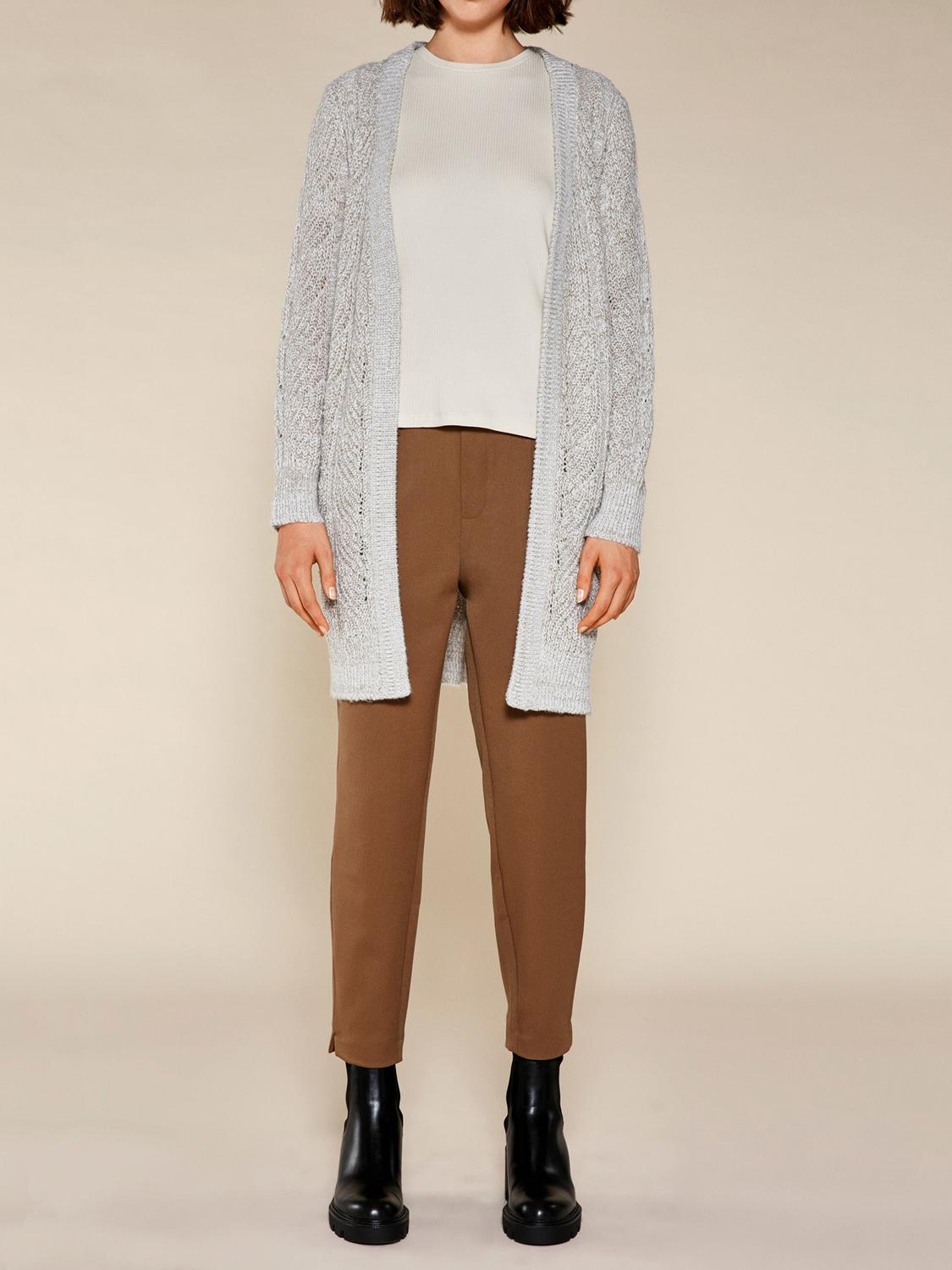 Object Gebreid Vest Nova Stella Beige Object Gebreid Vest Nova Stella Beige