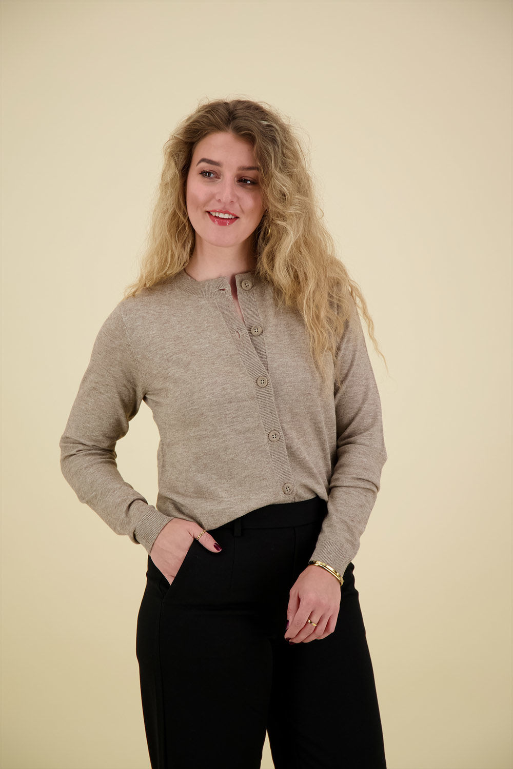 Object Vest Thess Beige Object Vest Thess Beige