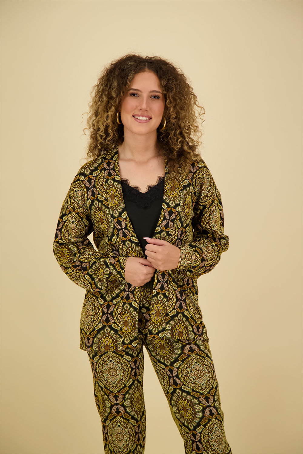 Geisha Vest Zwart Print Geisha Vest Zwart Print