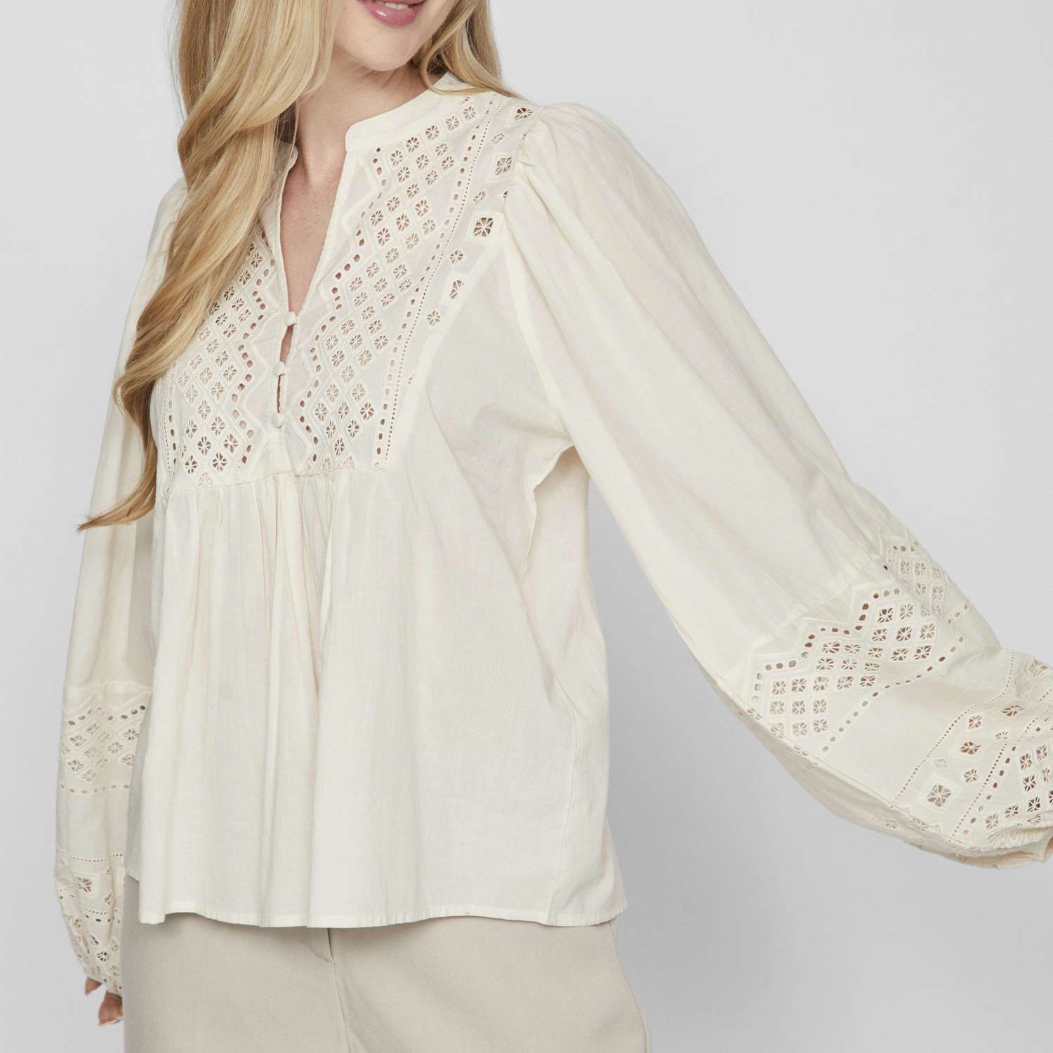 Vila Blouse Dulli Beige