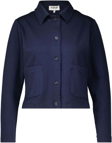 Vive La Femme Blazer Punta Blauw