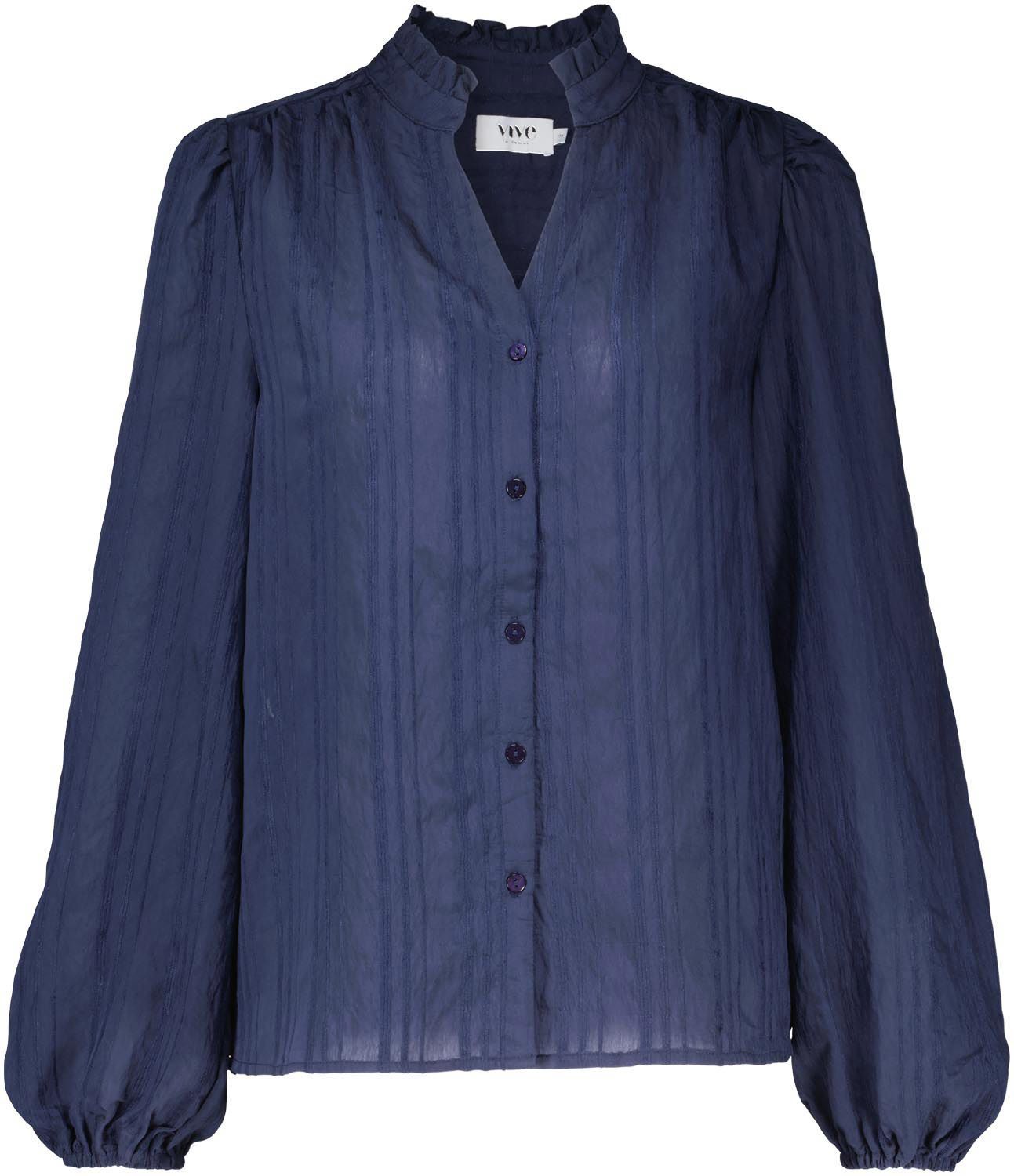 Vive La Femme Blouse Donkerblauw