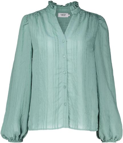 Vive La Femme Blouse Stripes Groen