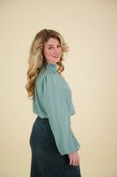 Blouse Stripes Groen