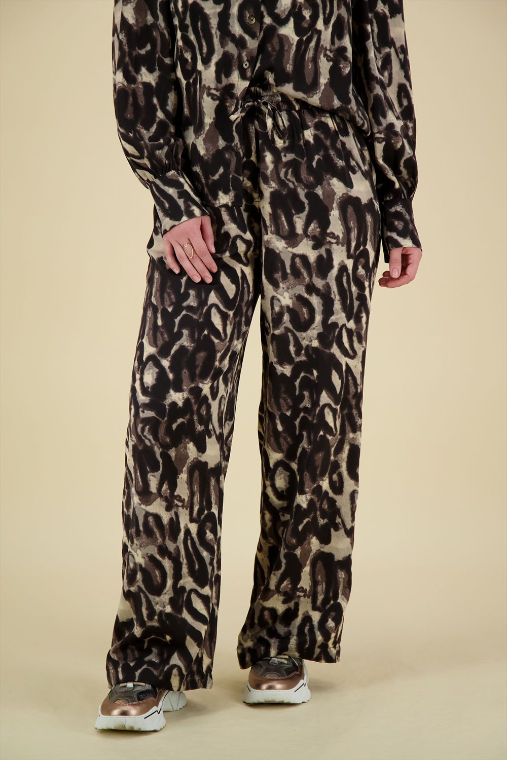 Vive La Femme Pantalon Leo Antraciet