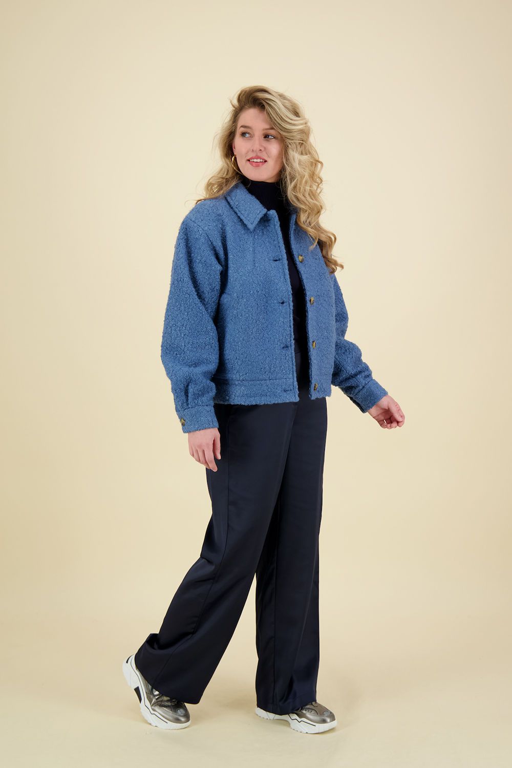 Vive La Femme Pantalon Noor Donkerblauw