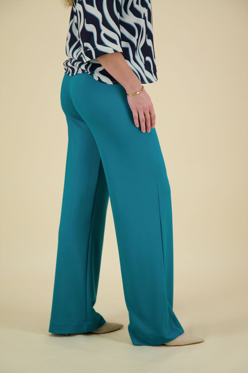 Vive La Femme Pantalon Punta Blauw 