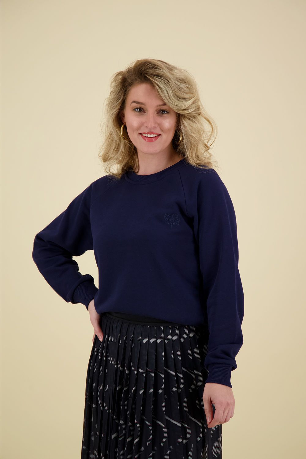 Vive La Femme Sweater Donkerblauw