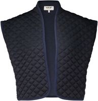 gilet quilted jersey Blauw