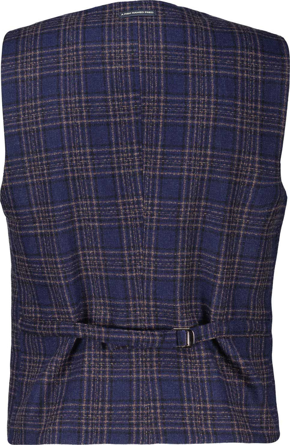 A Fish Named Fred Gilet Blauw  A Fish Named Fred Gilet Blauw