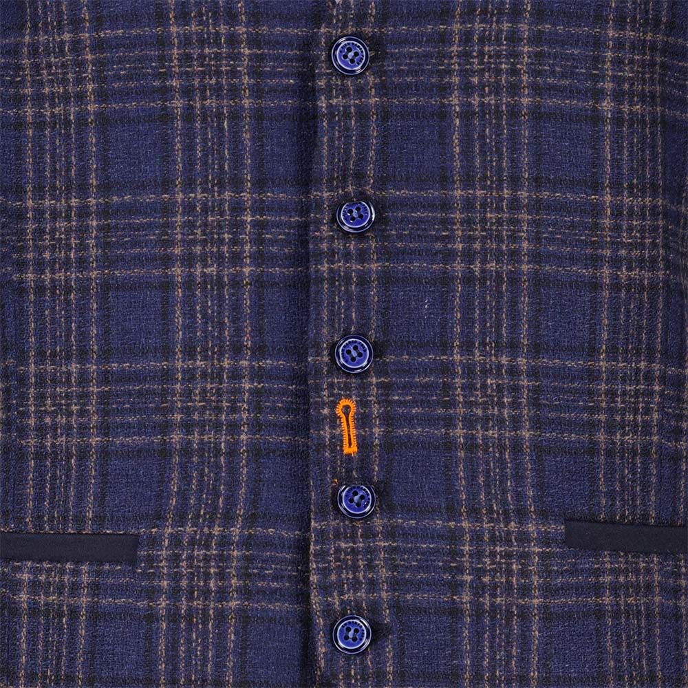 A Fish Named Fred Gilet Blauw  A Fish Named Fred Gilet Blauw