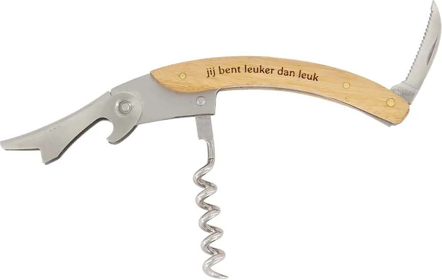 Zusss Wijnopener  Bruin Zusss Wijnopener  Bruin