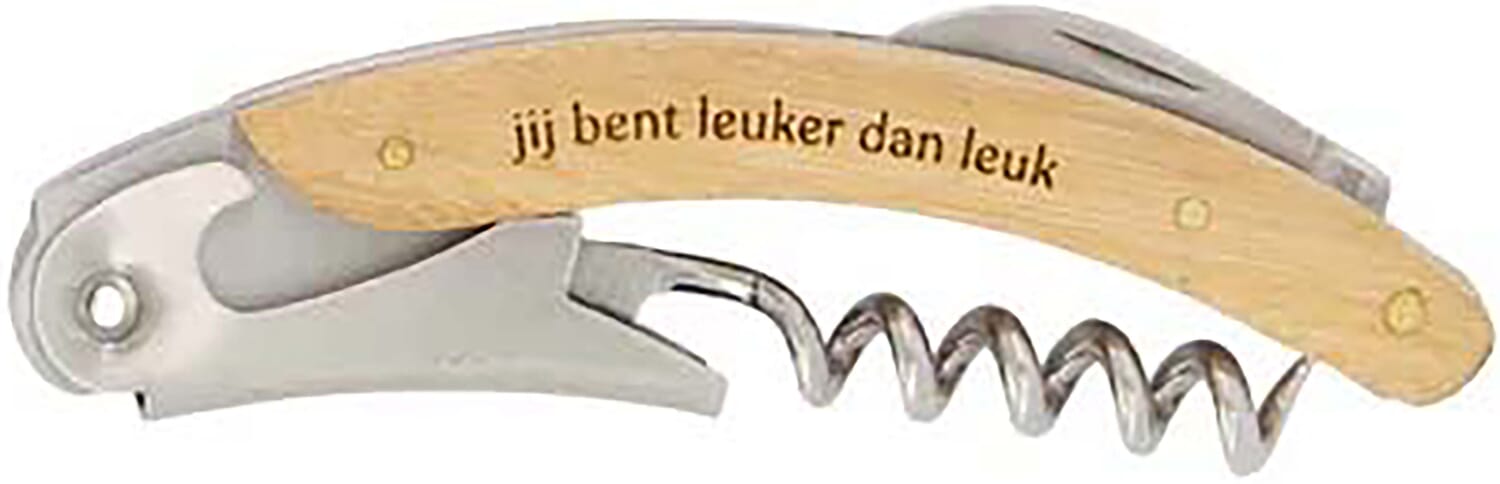 Zusss Wijnopener  Bruin Zusss Wijnopener  Bruin