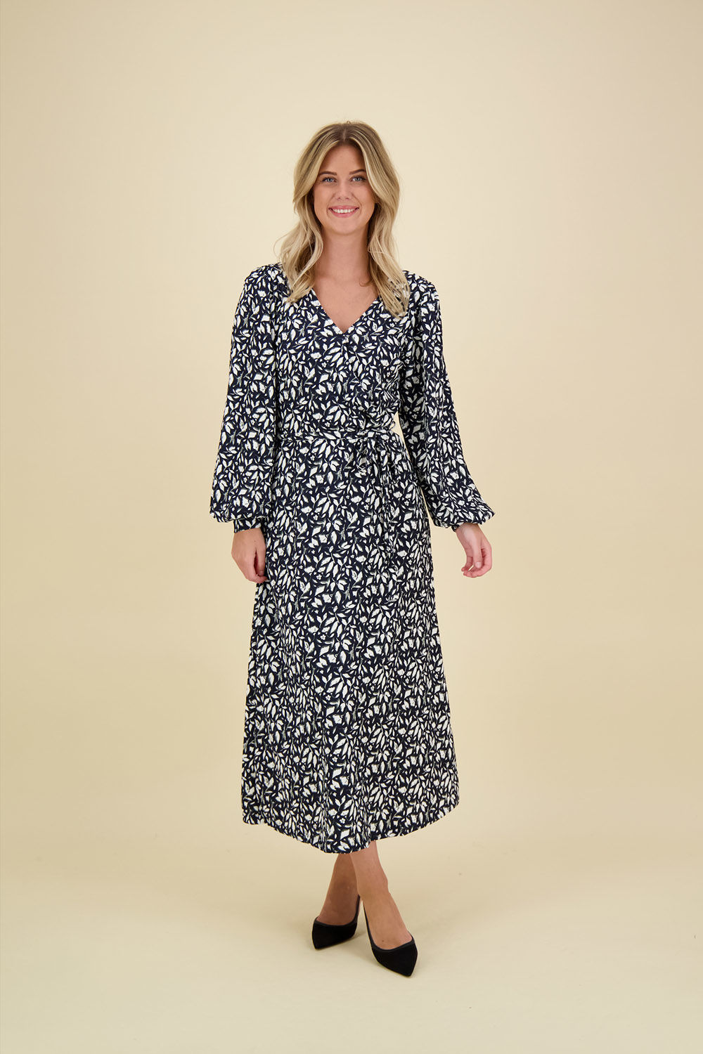 Zusss Jurk Blauw Zusss Jurk Blauw