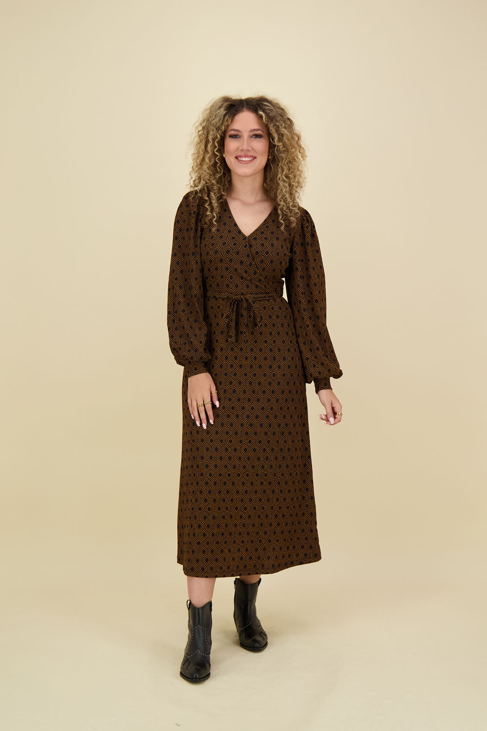 Zusss Jurk Bruin Zusss Jurk Bruin