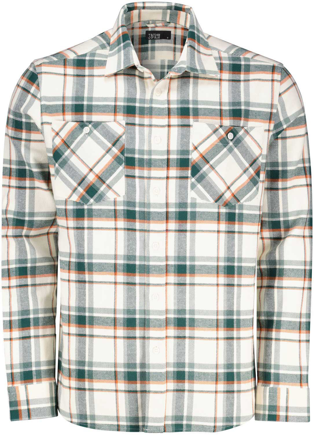 Butcher Of Blue Overhemd Groen Butcher Of Blue Overhemd Groen