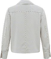 Printed blouse jacket Beige