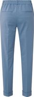 Jersey tailored trousers with Blauw