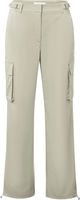 Wide leg cargo trousers with p Grijs