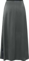 Flowy aline midi skirt Grijs