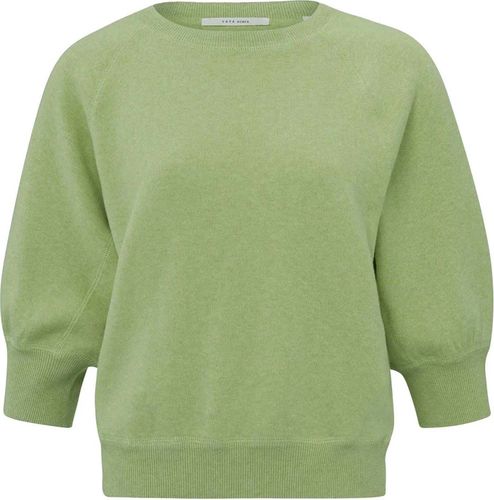 Yaya Sweater with raglan sleeves Groen