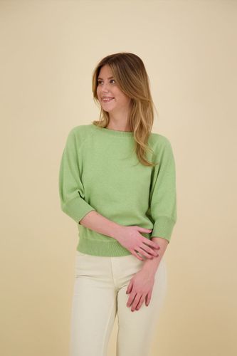 Yaya Sweater with raglan sleeves Groen