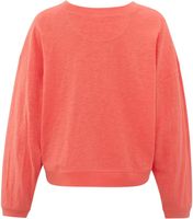 Sweatshirt with slub effect Oranje